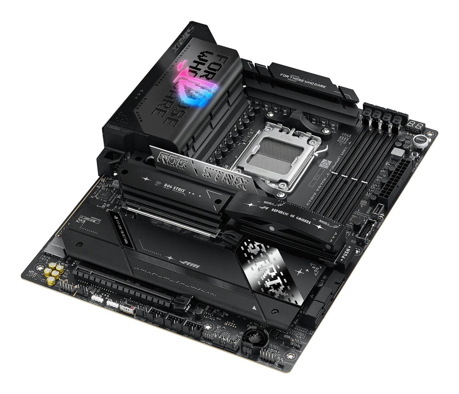 Motherboard ASUS ROG Strix X870E-E Gaming WiFi ATX AM5 DDR5 USB4 Wi-Fi 7 - Imagem 2
