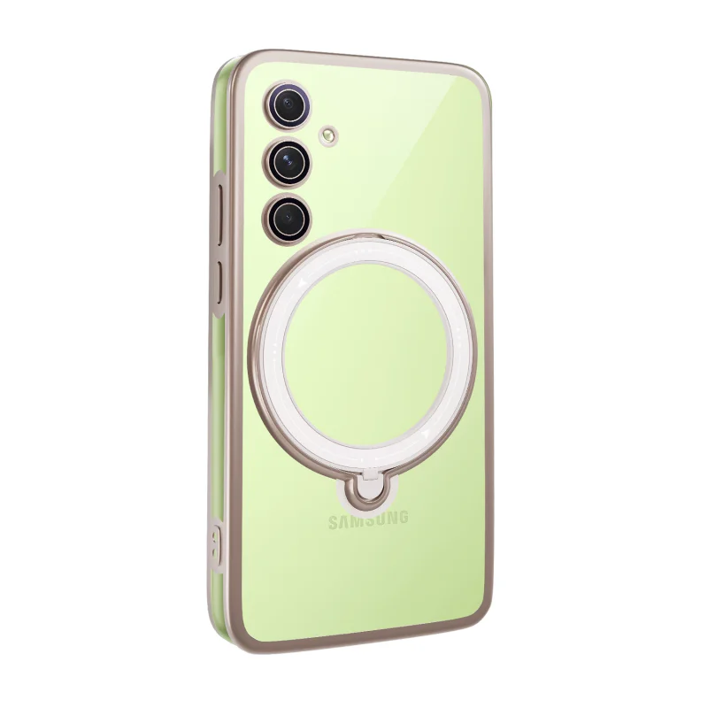 Capa Transparente Apokin com Anel MagSafe para Samsung Galaxy A34 Preto - Imagem 6