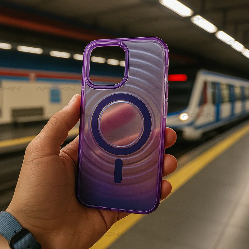 Capa Acrílica Apokin MagWave com MagSafe para iPhone 16 Plus Cor 4 - Imagem 5