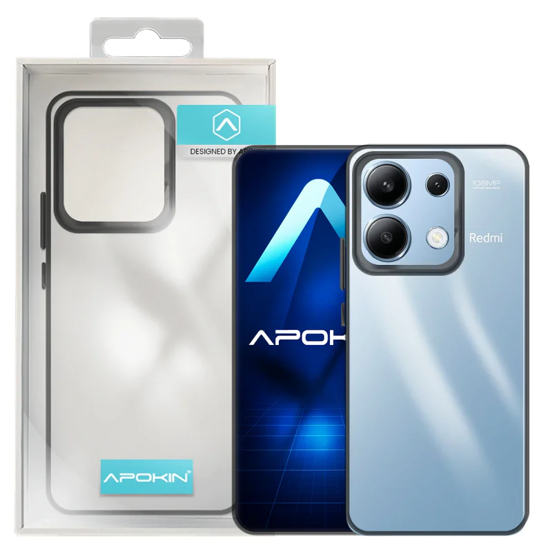 Capa Apokin para Xiaomi Redmi Note 13 Pro 4G em Acrílico Transparente Rosa - Imagem 2