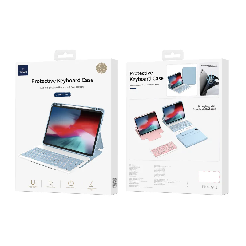 Capa com Teclado WiWU Combo para iPad Pro 11 polegadas 2024 Preto - Imagem 2
