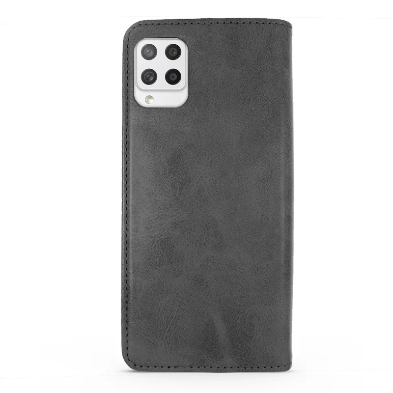 Capa com Porta-Cartões Apokin em Pele Sintética para Samsung Galaxy A42 5G Azul - Imagem 5