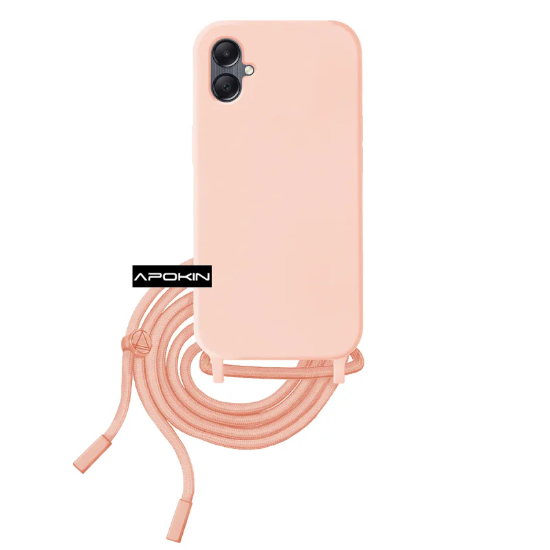 Capa Apokin Suave com Cordão para Samsung Galaxy A05 Lilás - Imagem 5
