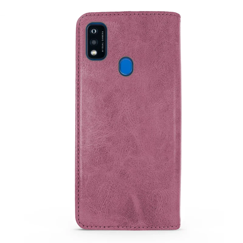 Capa Apokin para ZTE Blade A51 Couro Sintético com Porta-cartões Variedade de cores - Imagem 3