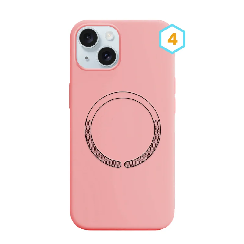 Capa Apokin para iPhone 15 Silicone Líquido com MagSafe 25 - Imagem 5