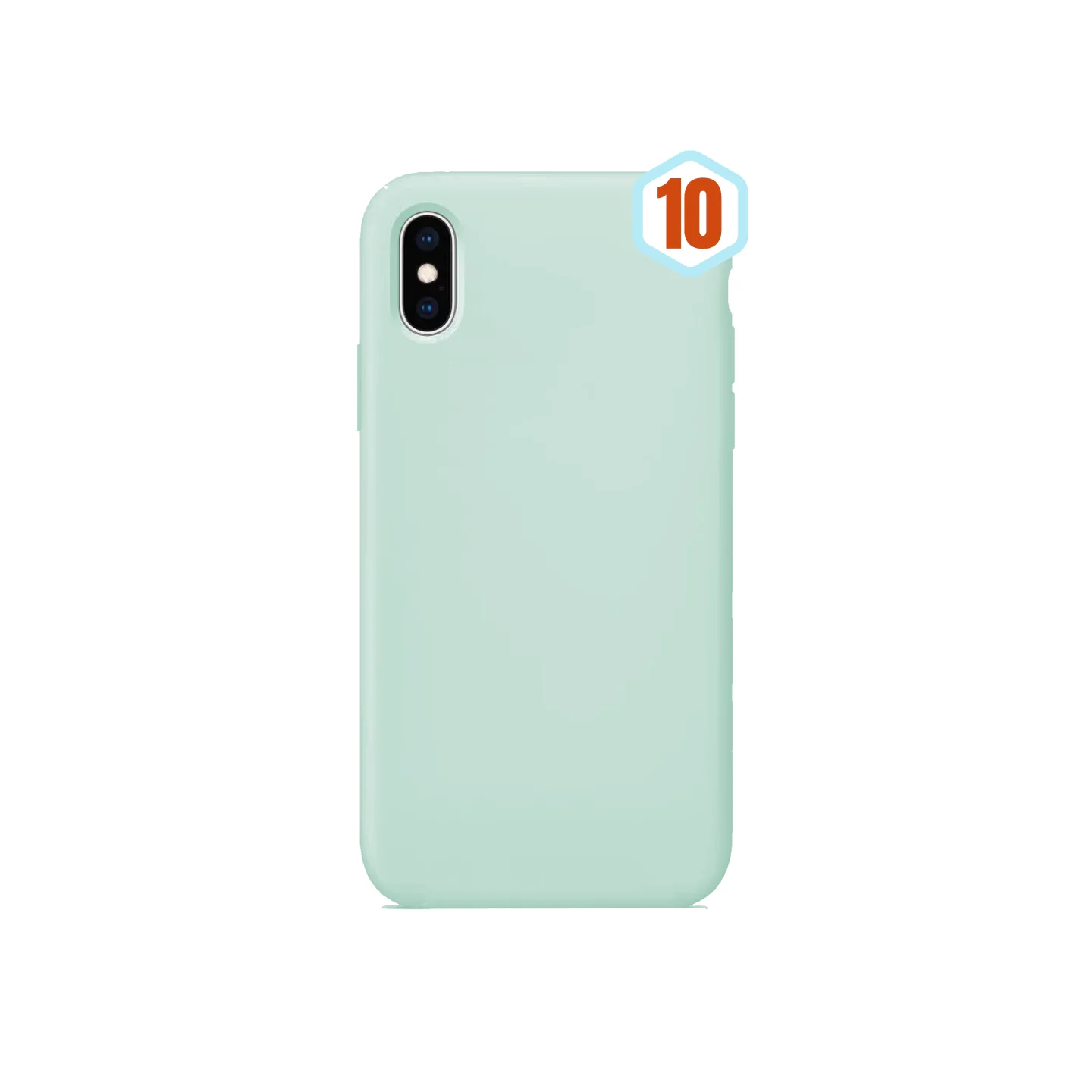 Capa de Silicone Líquido Apokin para iPhone XR, Menta - Imagem 1
