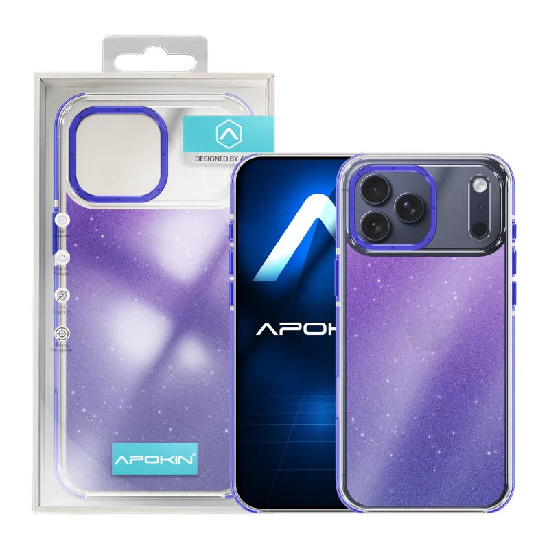 Capa Apokin para iPhone 17 Pro Acrílica com Purpurina Variedade de cores - Imagem 4
