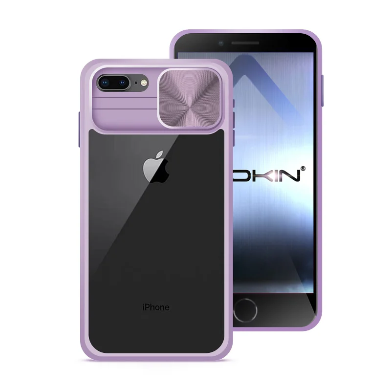 Capa de Gel Apokin para iPhone 7 Plus e 8 Plus Antichoques com Cobertura Deslizante Azul Turquesa - Imagem 4