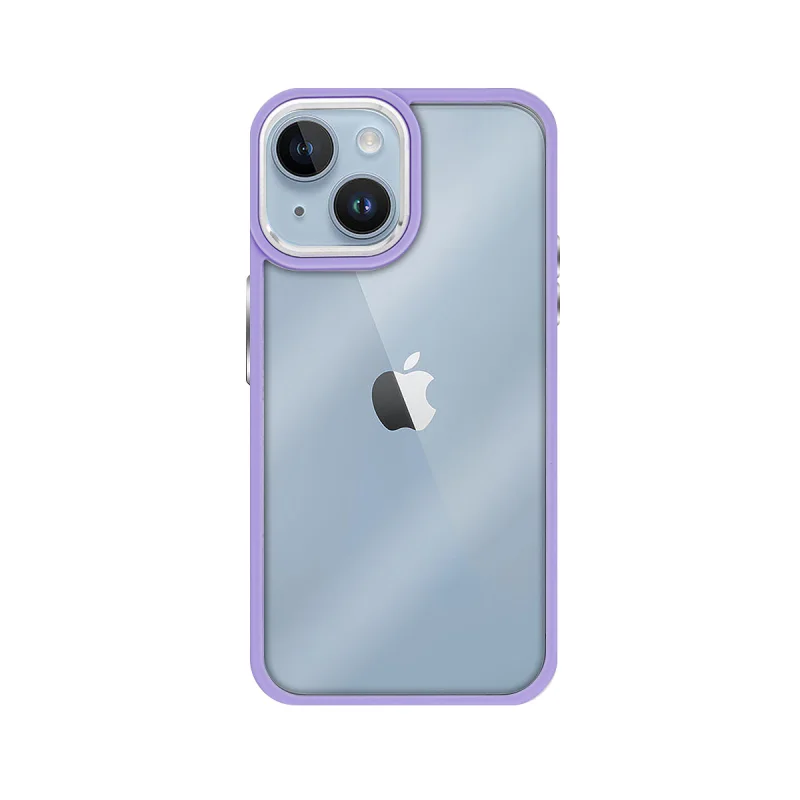 Capa Apokin para iPhone 14 Plus Silicone com Rebordo de Câmara em Alumínio Verde - Imagem 5
