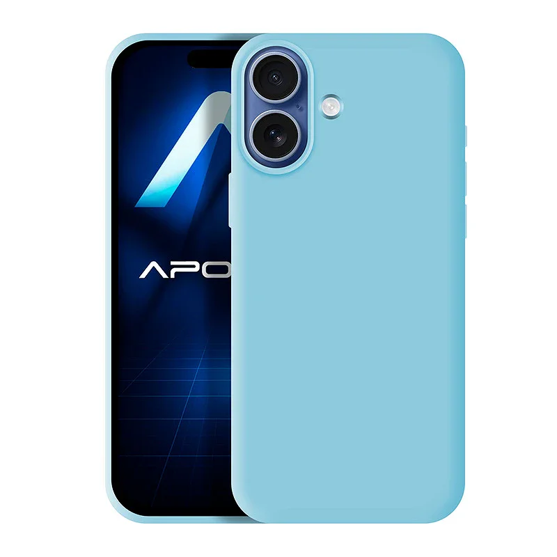 Capa Silicone Macio Apokin para iPhone 17 Lilás - Imagem 2