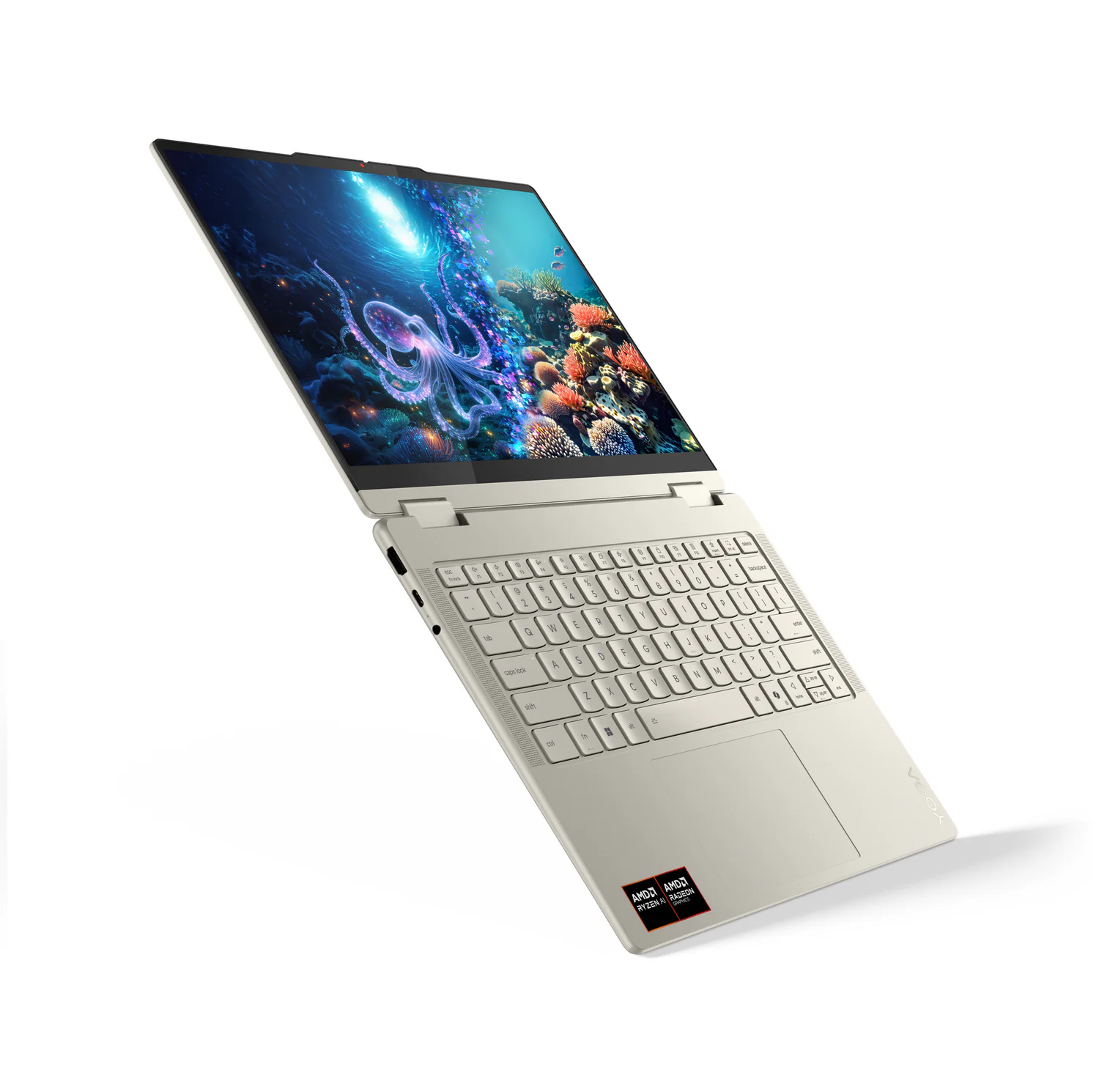 Portátil Convertível Lenovo Yoga 7 2-em-1 14AKP10 14" OLED WUXGA Tátil AMD Ryzen AI 7 345 16GB 512GB SSD Windows 11 Home com Caneta - Imagem 2