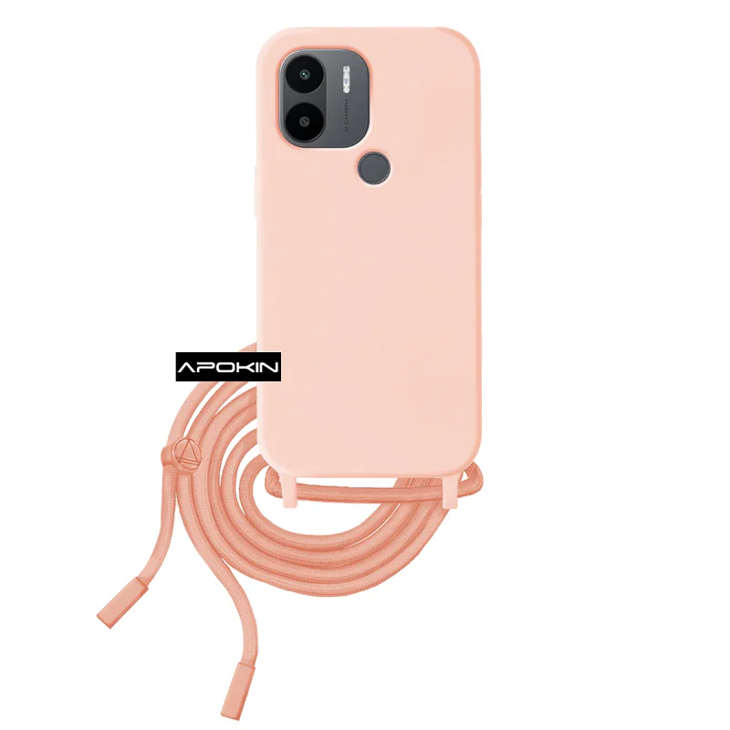 Capa Suave Apokin com Cordão para Xiaomi Redmi A1 Plus Lilás - Imagem 5