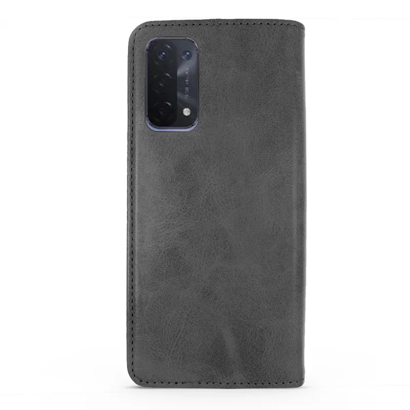 Capa Livro Apokin Oppo A94 5G com Porta-Cartões em Pele Sintética Azul - Imagem 5