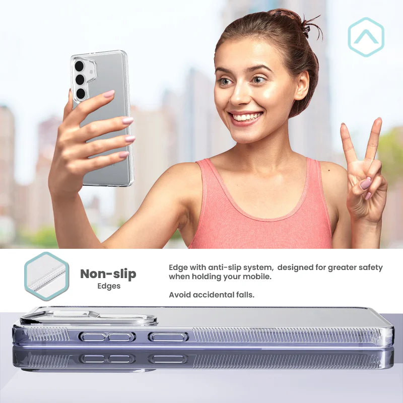 Capa Antichoques Apokin ABR para iPhone 16e e iPhone 17e Transparente - Imagem 5