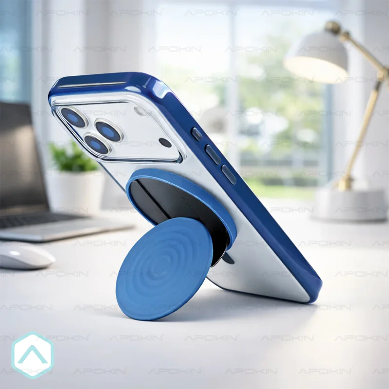 Suporte Dobrável Apokin com MagSafe Azul - Imagem 2