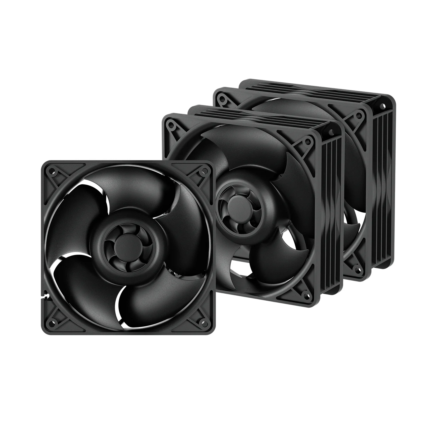 Ventoinha Arctic S12038-8K 12 cm 8000 RPM Pack de 3 Preto