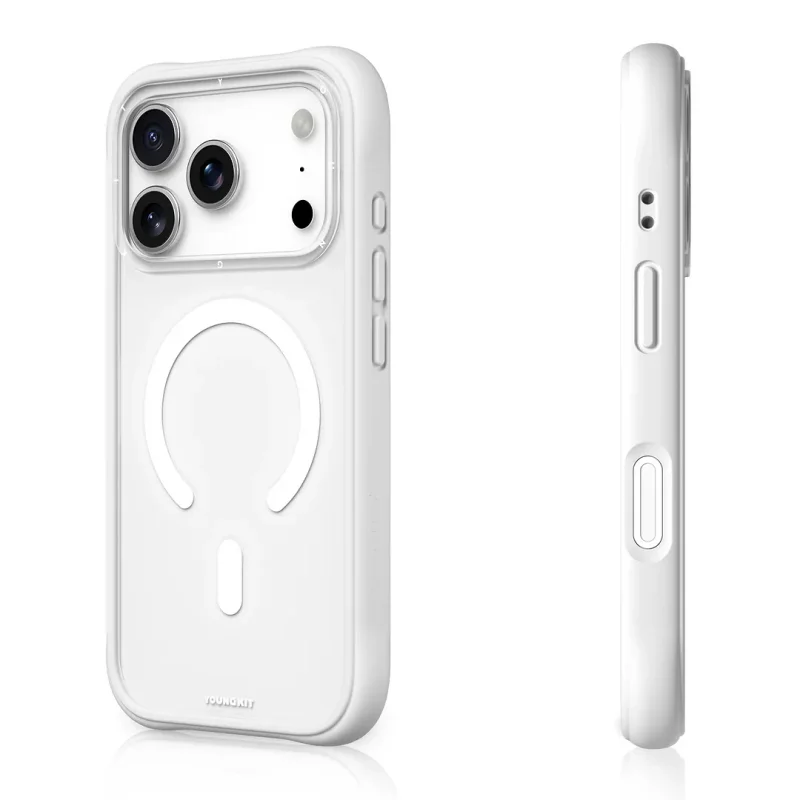 Capa Apokin Youngkit Dynamic II Magnética para iPhone 17 Pro e 18 Pro Branco - Imagem 2
