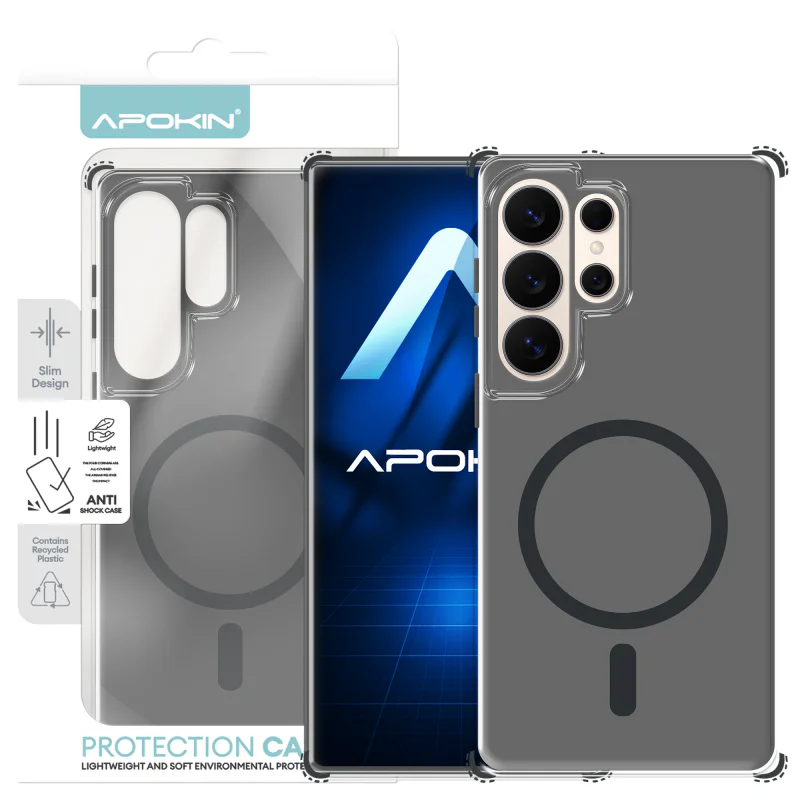 Capa Bumper Urban Apokin com MagSafe para Samsung Galaxy S26 Ultra Preto - Imagem 2