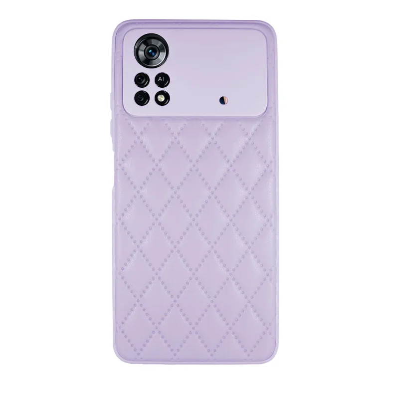 Capa Apokin para Xiaomi Poco X4 Pro 5G Fumada com Suporte e Íman Lilás - Imagem 3