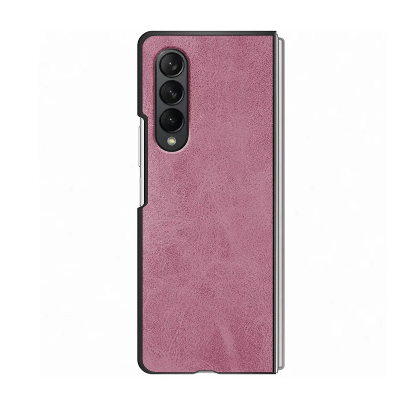 Capa Apokin em Pele para Samsung Galaxy Z Fold 3 Vermelho - Imagem 2