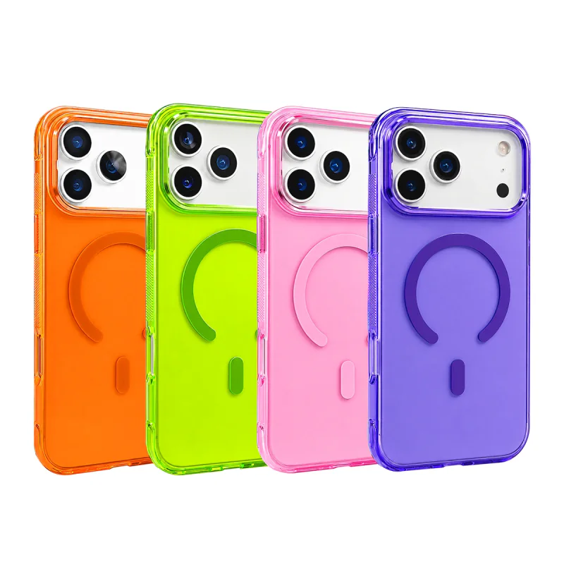 Capa Fosca Apokin com Cantos Reforçados para iPhone 15 Lilás - Imagem 1
