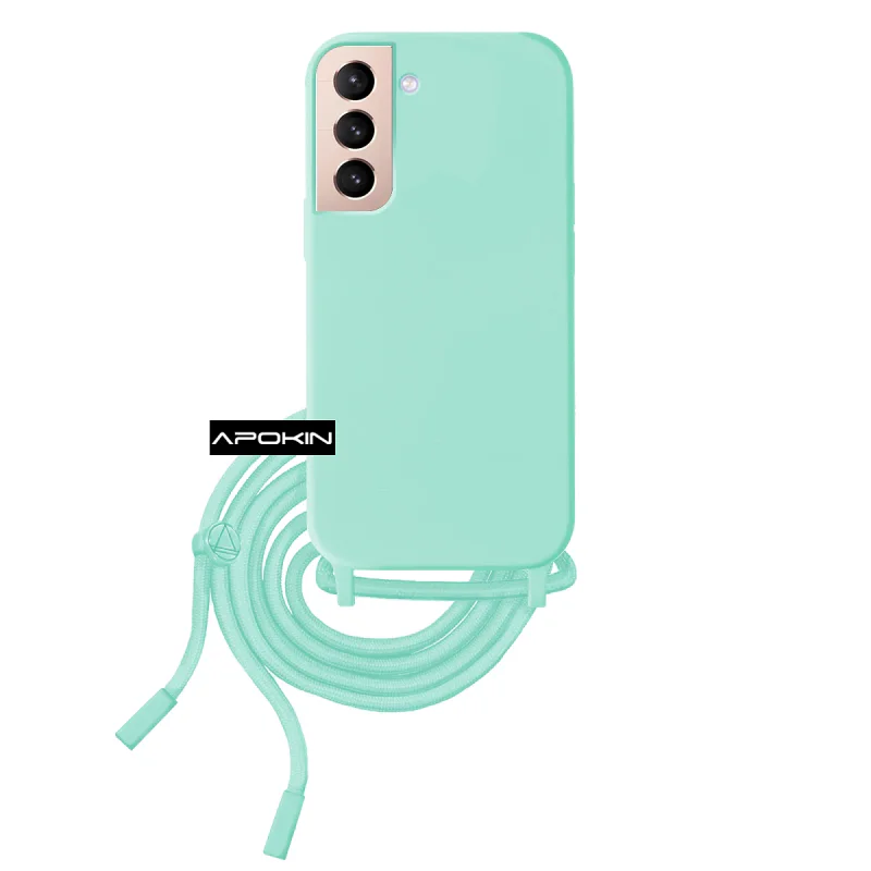 Capa Suave Apokin para Samsung Galaxy S22 Plus com Cordão Preto - Imagem 2