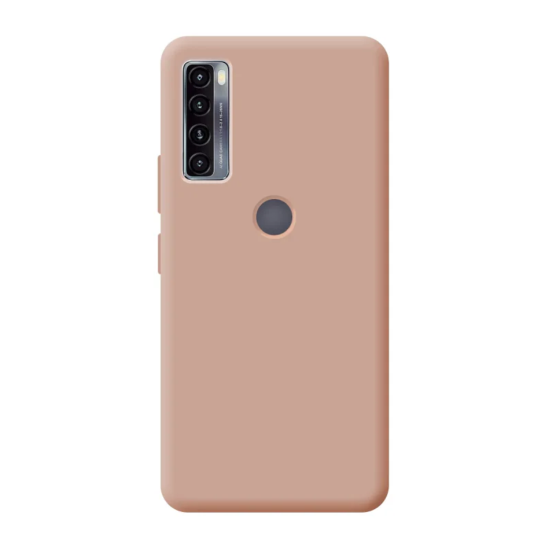 Capa Apokin para TCL 20 SE em Silicone Suave com Proteção de Câmara 3D Preto - Imagem 4