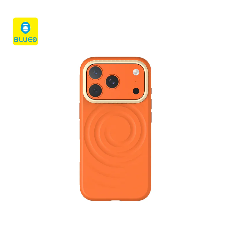Capa Apokin Blueo Lollipop para iPhone 17 Pro / 18 Pro em Silicone Magnético Laranja - Imagem 4