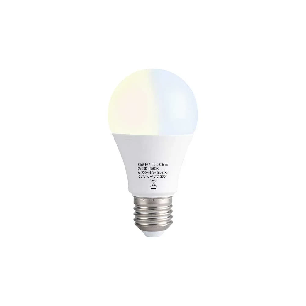 Lâmpada Inteligente Shelly Duo Bulb E27 Gen3 Wi-Fi e Bluetooth Branco Ajustável 8,5W 806lm Pack 2 - Imagem 3
