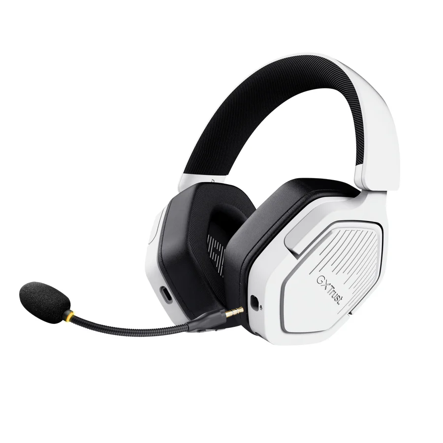 Headset Gaming Sem Fios Trust GXT 493PS Carus para PS5 Branco - Imagem 3