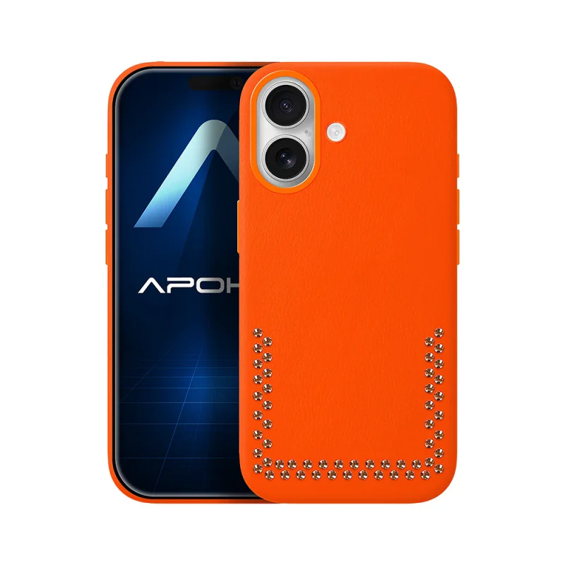 Capa Apokin Caesar em Pele para iPhone 17 Variedade de cores - Imagem 3