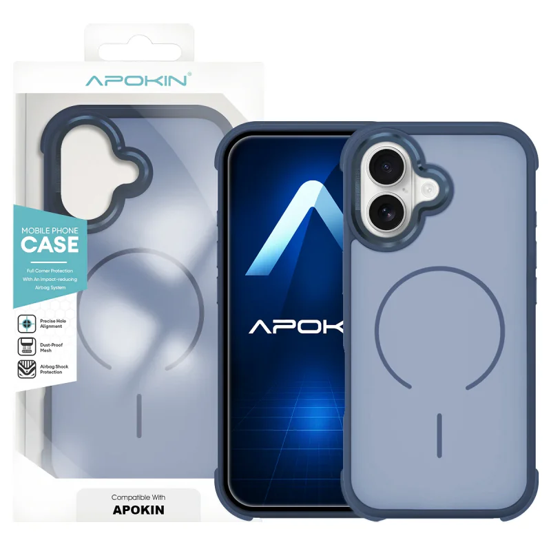 Capa Antichoque Apokin com MagSafe para iPhone 17 Laranja - Imagem 3