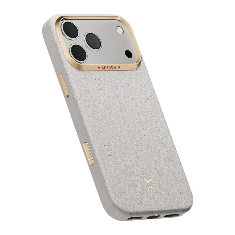 Capa Apokin UDEMOS Wind-Wild com MagSafe para iPhone 18 Proe Branco - Imagem 3