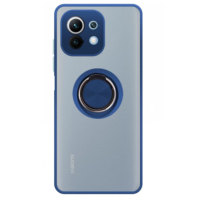 Capa Apokin Gel Magnético com Anel de Suporte Fumada para Xiaomi Mi 11 Variedade de cores - Imagem 2