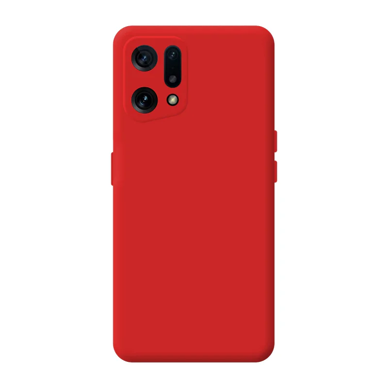Capa Apokin para Oppo Find X5 Silicone Macio com Proteção 3D de Câmara Azul turquesa - Imagem 5