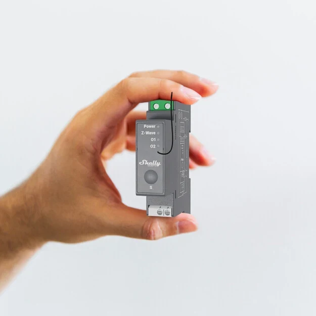Interruptor Inteligente Shelly Wave Pro 2 Z-Wave para Calha DIN 2 Canais - Imagem 7