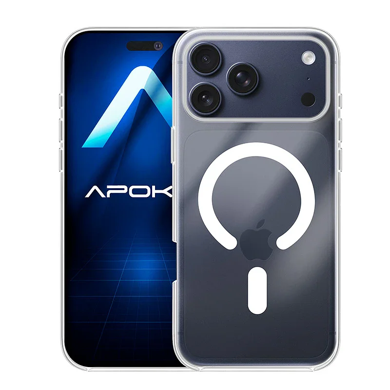 Capa Apokin para iPhone 17 Pro / 18 Pro Acrílica com MagSafe Laranja - Imagem 2