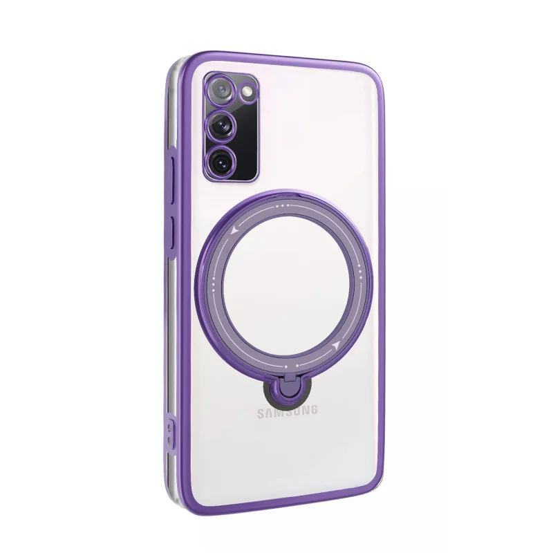 Capa Apokin com Anel MagSafe para Samsung Galaxy S20 FE Branco - Imagem 6