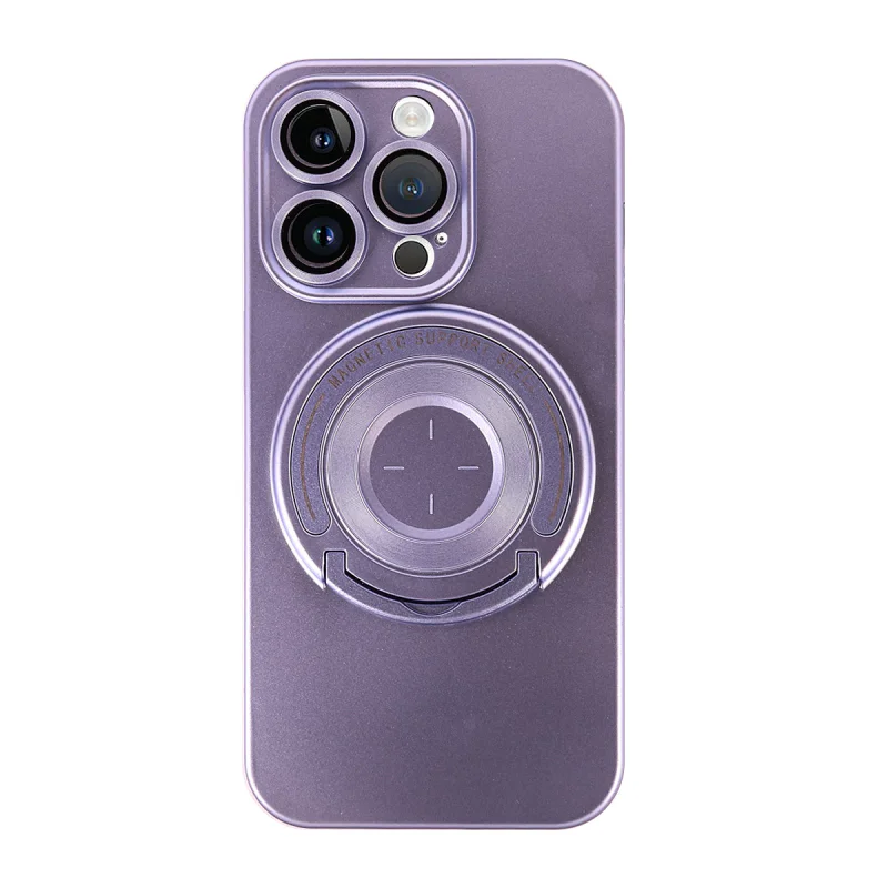 Capa Apokin Silicone Metalizada com Suporte para iPhone 13 Pro Max Variedade de cores - Imagem 2