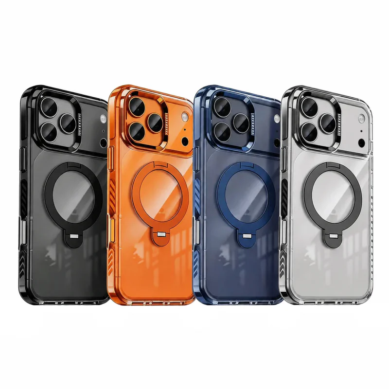 Capa Apokin Phantom Armor S1-STAND para iPhone 17 com Suporte Variedade de cores