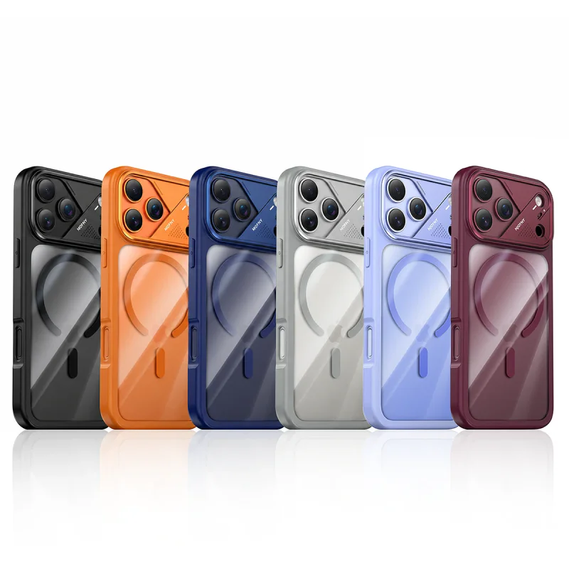 Capa Magnética Apokin NJOYNY Light Armor N5 iPhone 17 Pro Max e 18 Pro Max Variedade de cores - Imagem 1