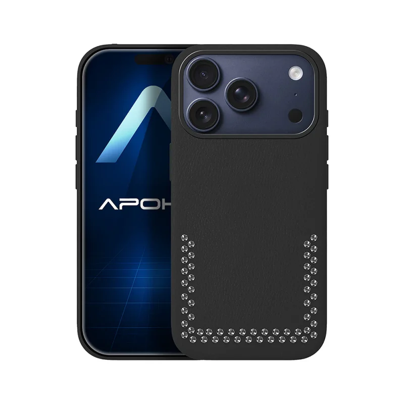 Capa Apokin para iPhone 17 Pro em Pele e Carbono Racing Variedade de cores - Imagem 3