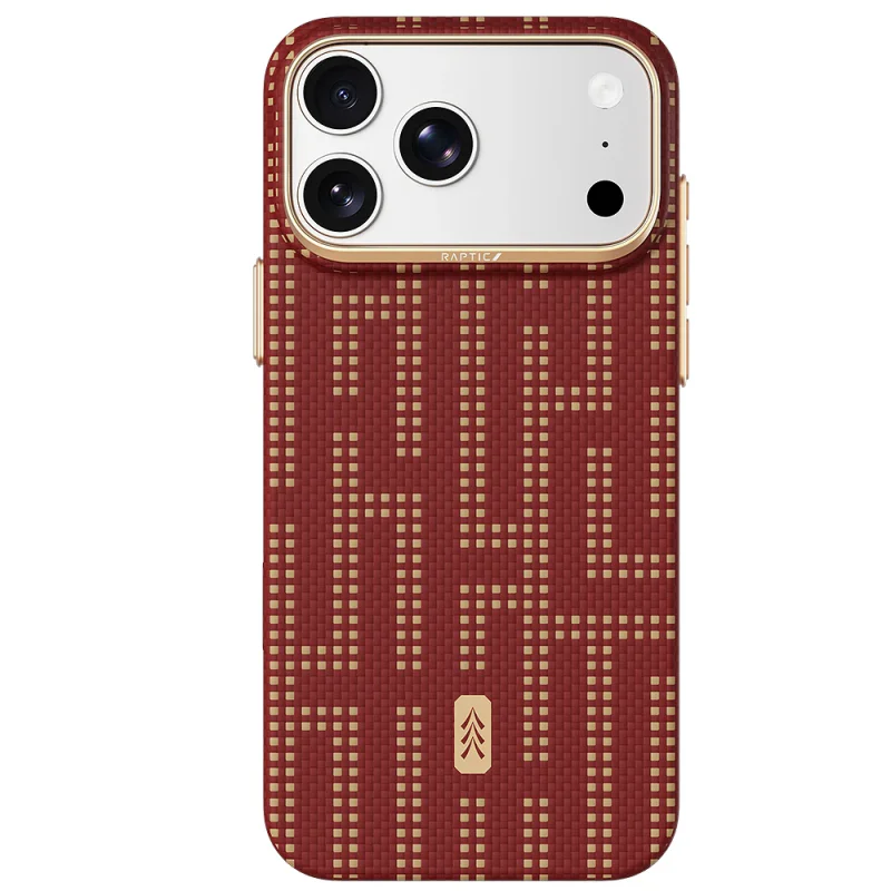 Capa Magnética Raptic Apokin Aramid Skin para iPhone 18 Pro com MagSafe Gloria