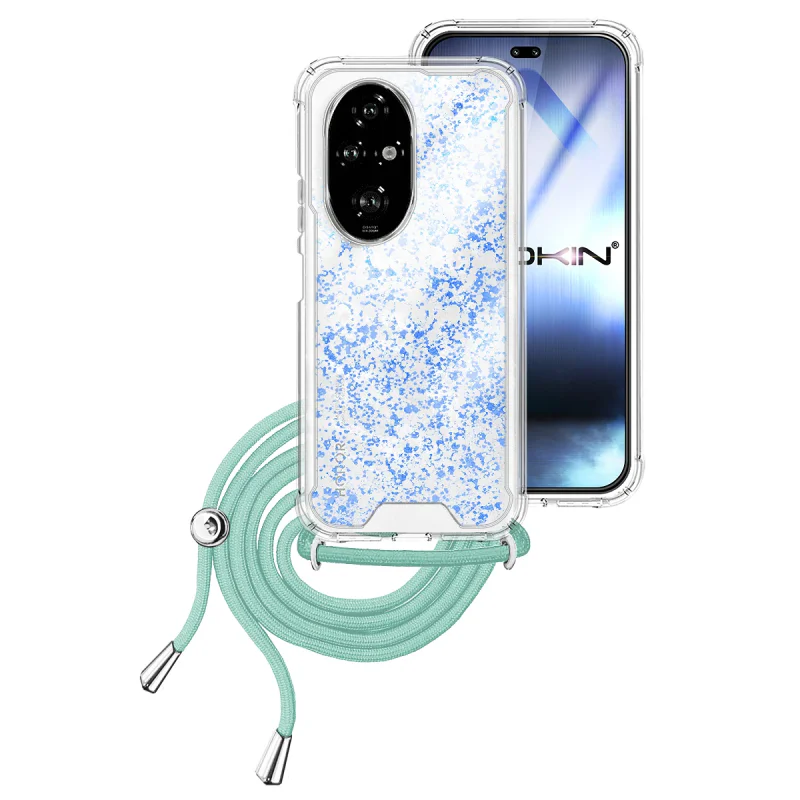Capa Apokin para Honor 200 Gel Transparente com Cordão Preto - Imagem 4