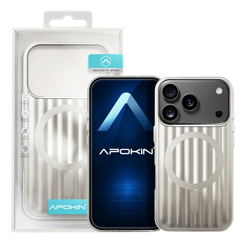Capa Apokin para iPhone 17 Pro e 18 Pro Metálica Mate com MagSafe Variedade de Cores - Imagem 4