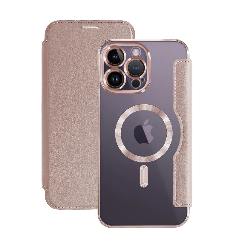 Capa Apokin Mocome para iPhone 14 Pro Max com MagSafe Cromada Preto - Imagem 5