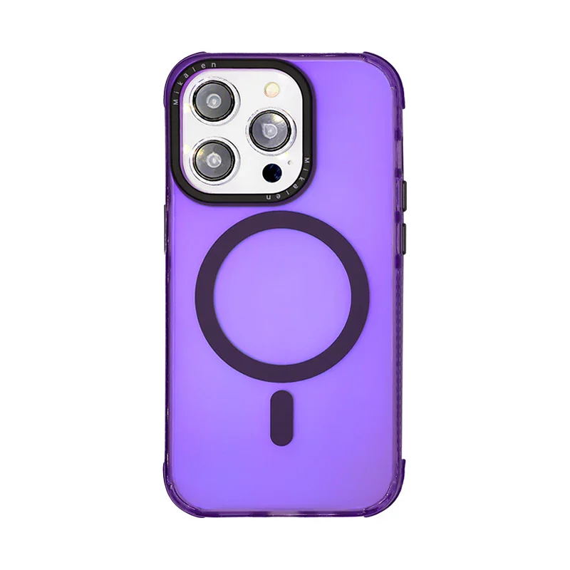 Capa Apokin Mikalen Flúor com MagSafe para iPhone 15 Pro Variedade de cores - Imagem 5