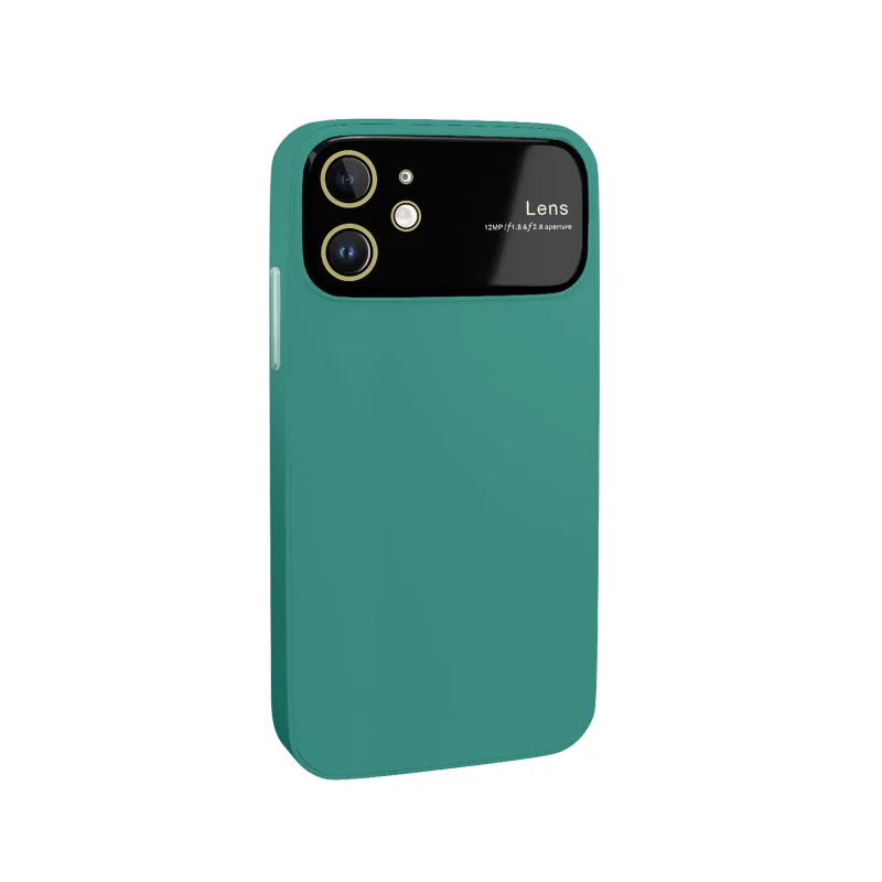Capa de Silicone Apokin para iPhone 11 Mate com Proteção de Câmara Preto - Imagem 2