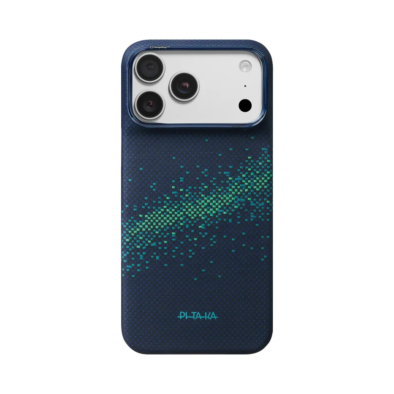 Capa PITAKA Edge Case Apokin para iPhone 18 Pro Via Láctea 2.0
