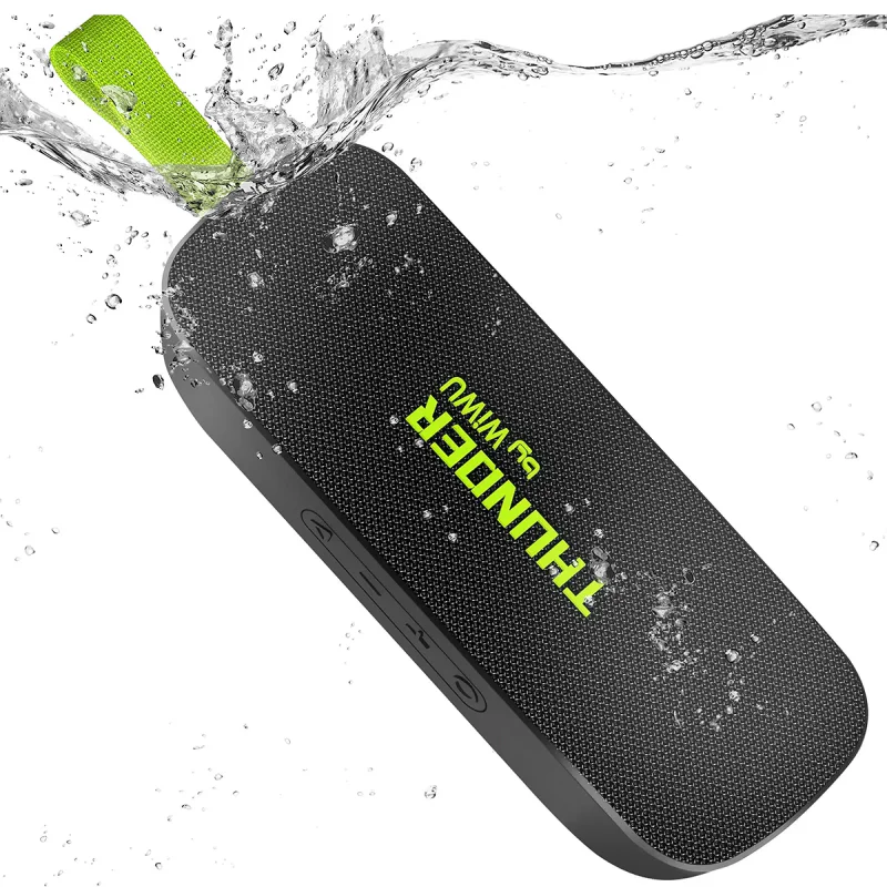 Coluna Bluetooth WIWU Thunder H2 Portátil Preta - Imagem 6